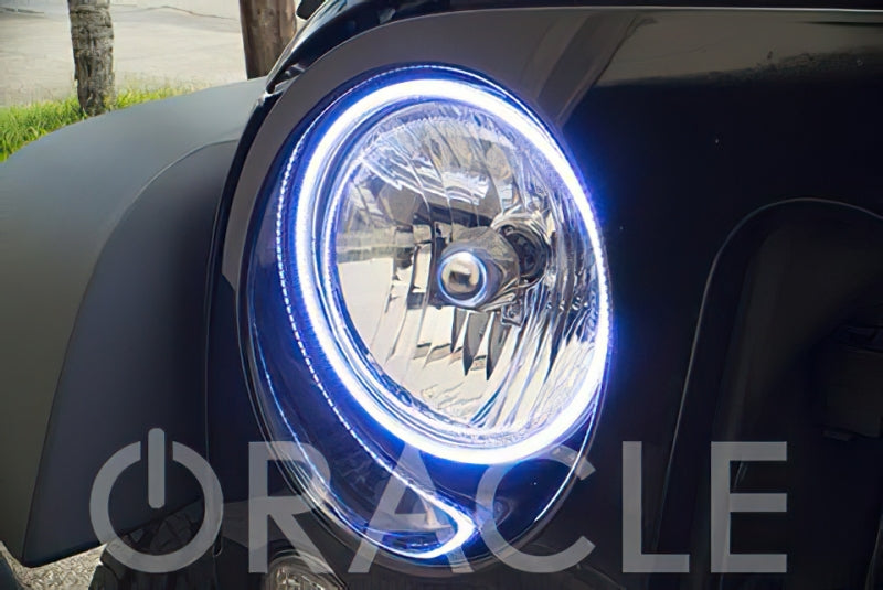ORACLE Lighting Oracle 7in Round Exterior Waterproof LED Halo Kit - ColorSHIFT w/ BC1 Controller