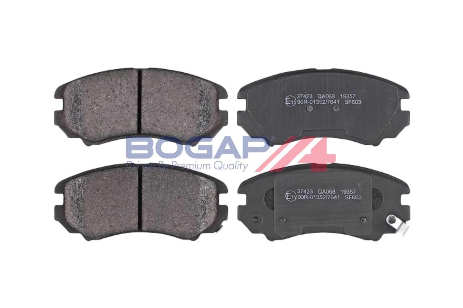 BOGAP Y8210290 Brake Pad Set, Disc Brake