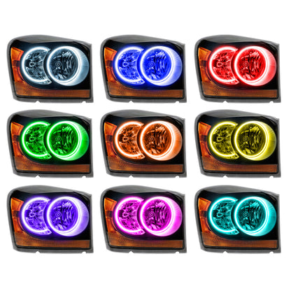 ORACLE Lighting Oracle 04-06 Dodge Durango SMD HL - Black - ColorSHIFT w/o Controller