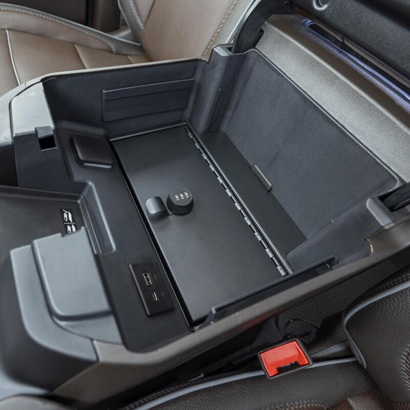 Tuffy Products Tuffy Console Safe W/ Combo Lock For Chevrolet Silverado W/ Wireless Charging Pad Console