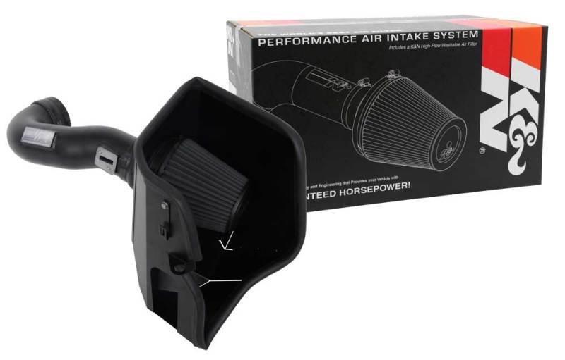 K&N Engineering K&N 2019 Chevrolet Silverado 1500 5.3L V8 Black Performance Intake Kit