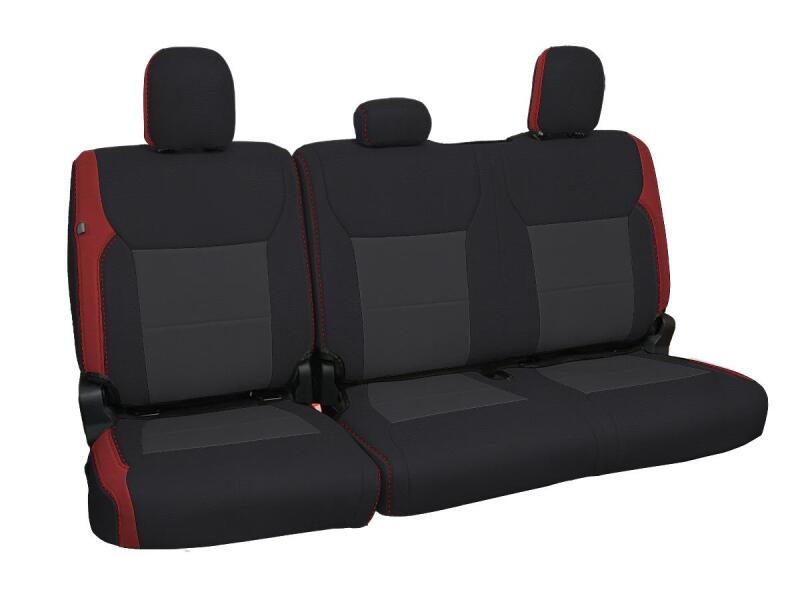PRP Seats PRP 2021+ Ford 150/ 2023+ SuperDuty Rear Seat Covers (Pair) - Red