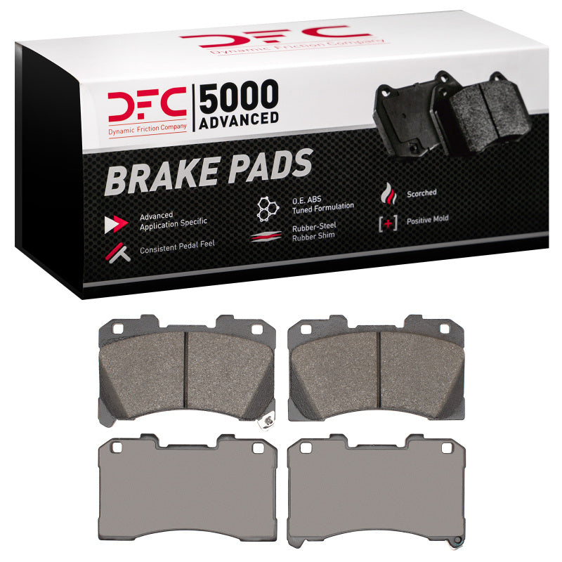 DFC 22-25 Toyota GR Yaris (Mexico) Front 5000 Advanced Low Metallic Brake Pads
