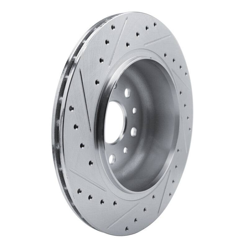 R1 Concepts R1 20-25 Jeep Gladiator Rear Right Drilled & Slotted Silver Brake Rotor