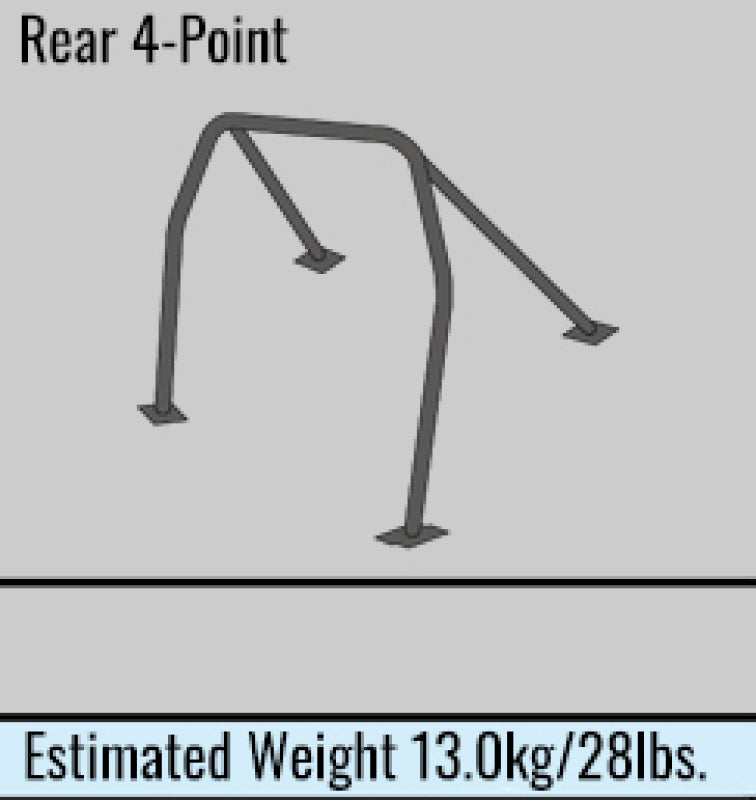 Cusco Safety 21 2-Pssgr 4-PT Roll Cage Nissan Skyline R33 - (S/O-No Cancel)