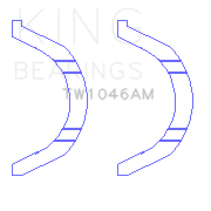 King Engine Bearings BMW N14B16C (Size +0.50mm) Thrust Washer Set