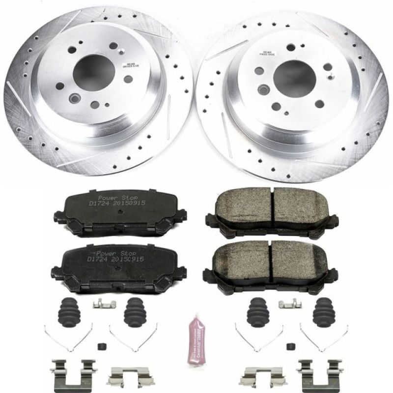 PowerStop Power Stop 16-19 Honda Pilot Rear Z23 Evolution Sport Brake Kit