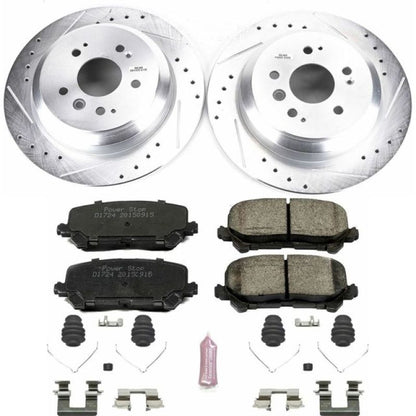 PowerStop Power Stop 16-19 Honda Pilot Rear Z23 Evolution Sport Brake Kit