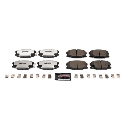PowerStop Power Stop 2001 Mitsubishi Fuso FE-CA Front or Rear Z36 Truck & Tow Brake Pads w/Hardware