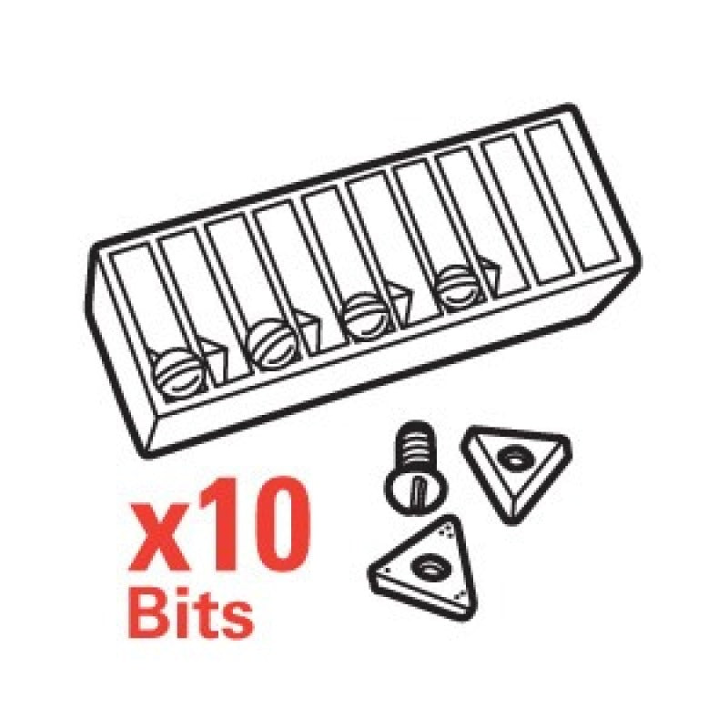SPC Performance Carbide Insert for RELS Brake Lathe - Pack of 10
