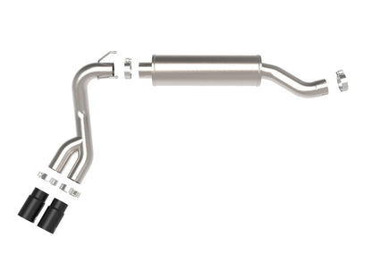 aFe POWER Rebel Series 3.5in SS Cat Back Exhaust w/Black Tips 19-21 RAM V8-6.4L Hemi