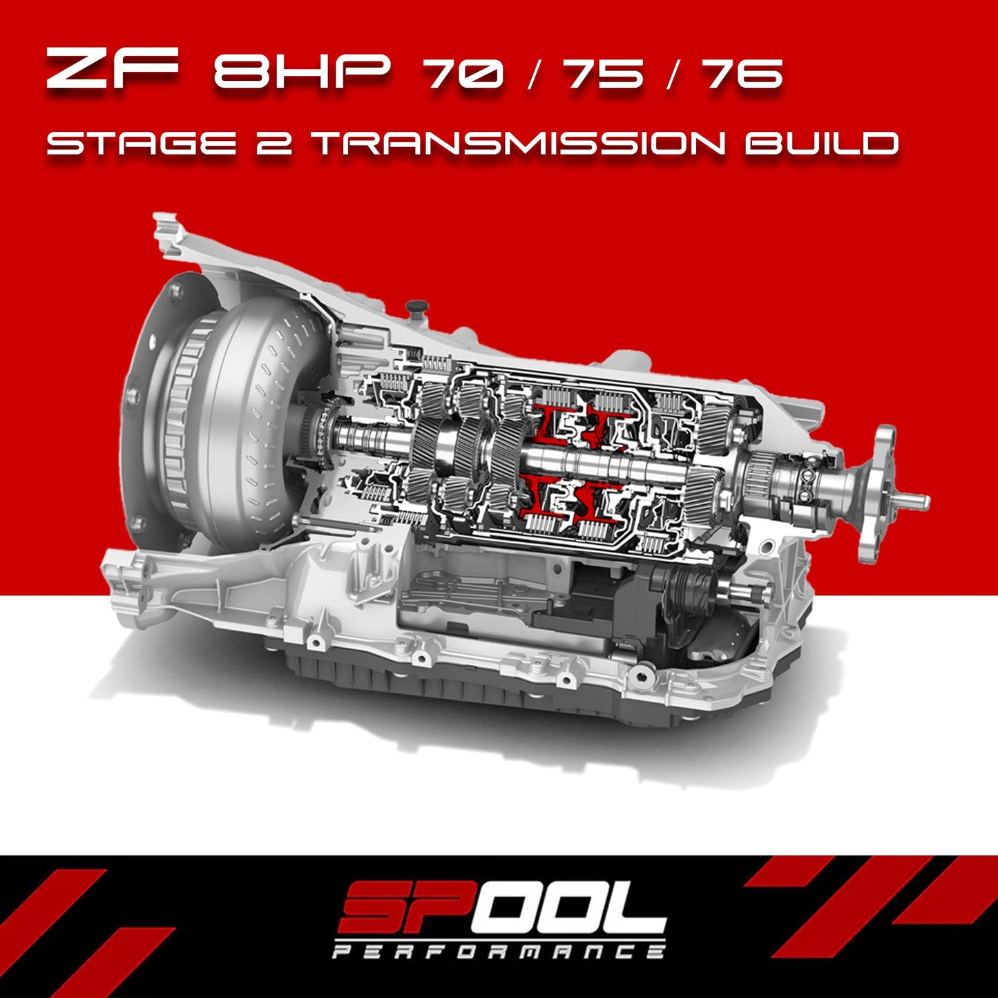 Spool Performance 8HP70, 8HP75, 8HP76 Stage 2 Upgraded Transmission
