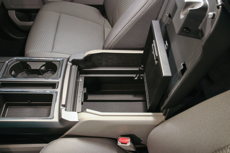 Tuffy Products Tuffy Console Safe W/ Key Lock For Ford Fseries Flow Thru Console