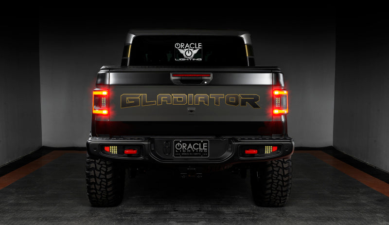 ORACLE Lighting Oracle 2020+ Jeep Gladiator JT Flush Mount LED Tail Lights - Tinted Lens
