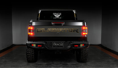 ORACLE Lighting Oracle 2020+ Jeep Gladiator JT Flush Mount LED Tail Lights - Tinted Lens