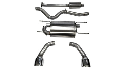 CORSA Performance Corsa 2012-2025 Scion FRS / Subaru BRZ Polished Sport Cat-Back Exhaust