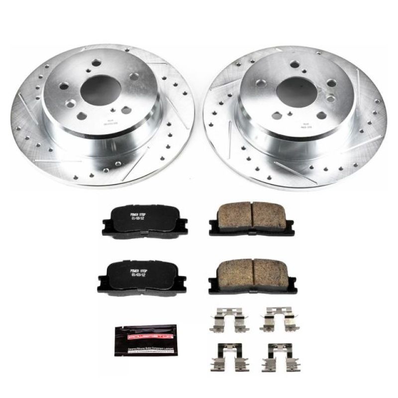 PowerStop Power Stop 01-03 Toyota Highlander Rear Z23 Evolution Sport Brake Kit