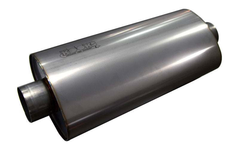 Kooks Headers Kooks 3in Oval Center/Center Muffler 18in Long Body Polished Stainless Steel