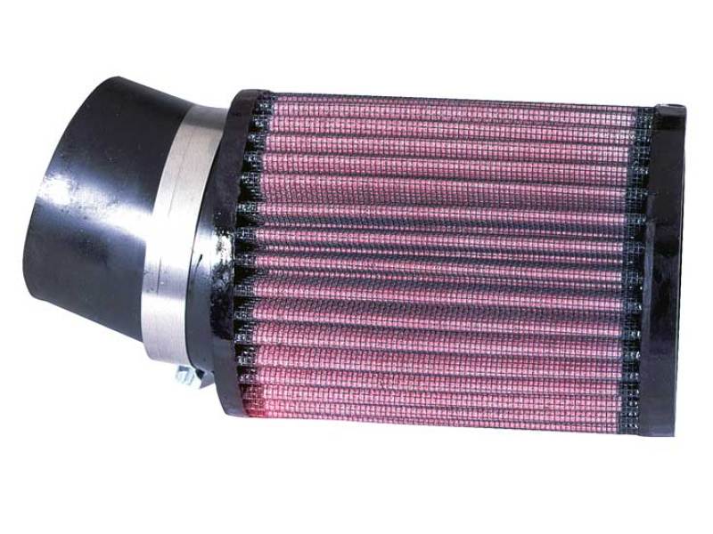 K&N Engineering K&N Filter Universal Rubber Round Straight Filter 20 Deg Angled 2-7/16in Flange 3-3/4in OD 5in H