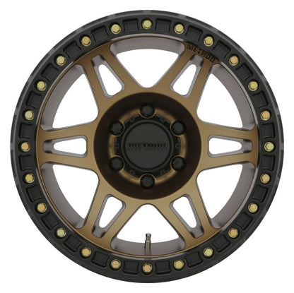 Method Wheels Method MR106 Beadlock 17x9 -44mm Offset 6x5.5 108mm CB Method Bronze w/BH-H24125 Wheel