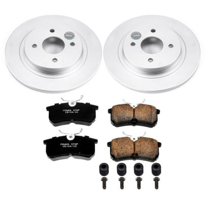 PowerStop Power Stop 02-04 Ford Focus Rear Z17 Evolution Geomet Coated Brake Kit