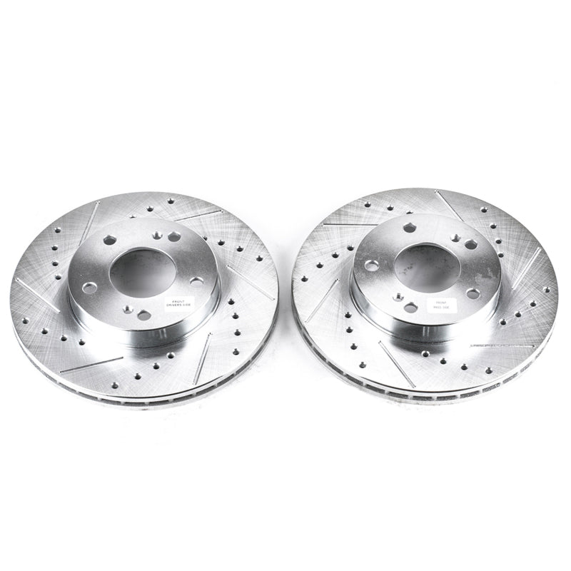 PowerStop Power Stop 96-99 Infiniti I30 Front Evolution Drilled & Slotted Rotors - Pair