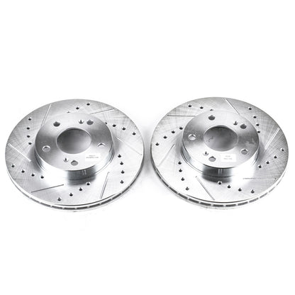 PowerStop Power Stop 96-99 Infiniti I30 Front Evolution Drilled & Slotted Rotors - Pair