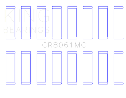 King Engine Bearings Toyota 3UR-FE (Size 0.25) Connecting Rod Bearing Set