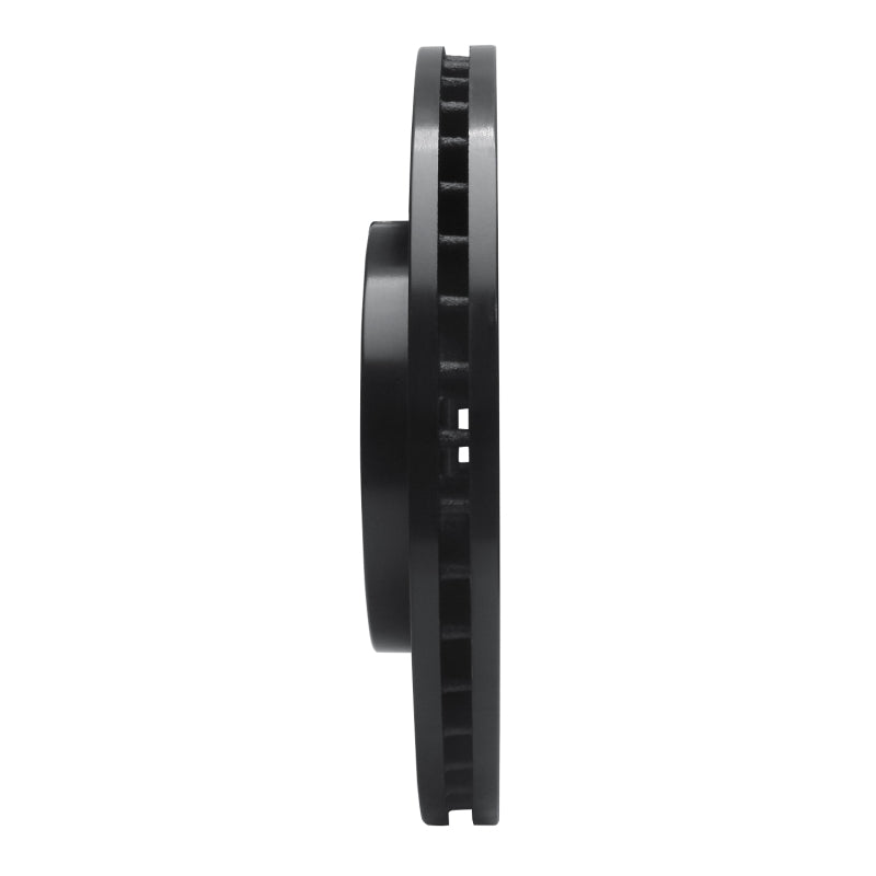 R1 Concepts R1 07-16 Acura RDX Front Right Drilled & Slotted Black Brake Rotor