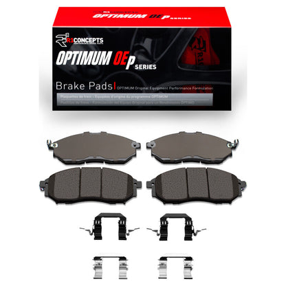 R1 Concepts R1 2005-2013 Infiniti G35 Front R1 Optimum OE Pads & Hardware Kit