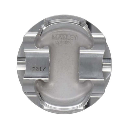 Manley Performance Manley 03-07 Nissan 350Z/Maxima 81.4mm Stroker 96.50mm +1.0mm Bore 8.5:1 Dish Piston Set w/ Rings
