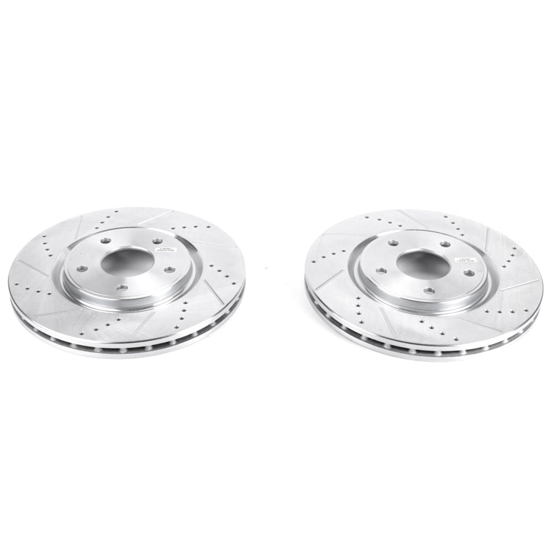 PowerStop Power Stop 17-19 Chrysler Pacifica Front Evolution Drilled & Slotted Rotors - Pair