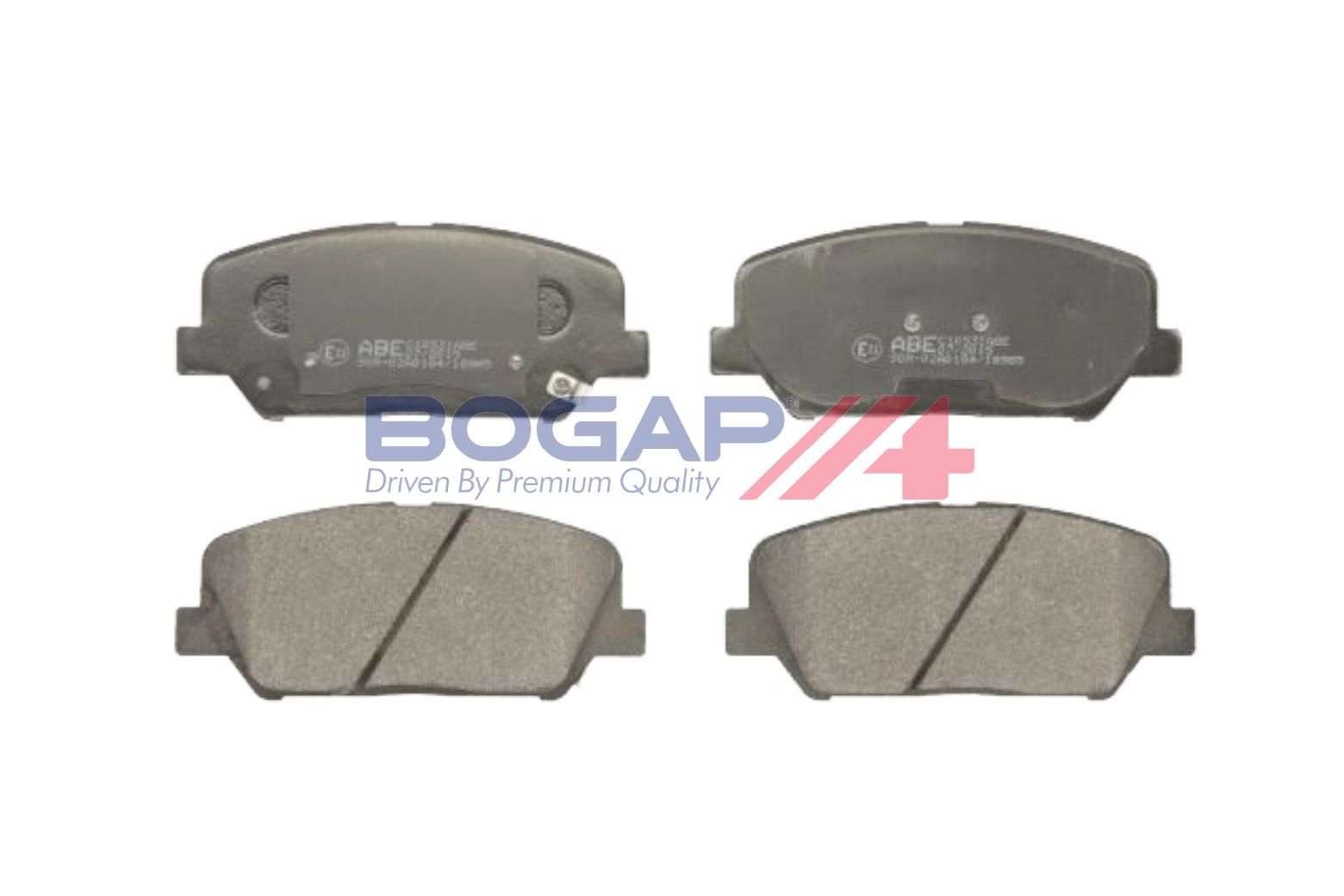 BOGAP Y8210229 Brake Pad Set, Disc Brake