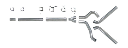 Diamond Eye Performance Diamond Eye KIT 4in Catback DUAL SS: 94-97 FORD 7.3L F250/F350 PWRSTROKE