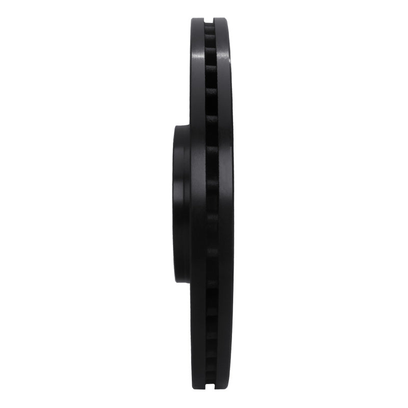 R1 Concepts R1 04-09 Audi S4 Front Right Drilled & Slotted Black Brake Rotor