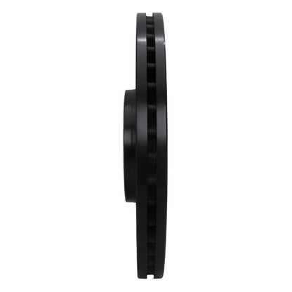 R1 Concepts R1 04-09 Audi S4 Front Right Drilled & Slotted Black Brake Rotor