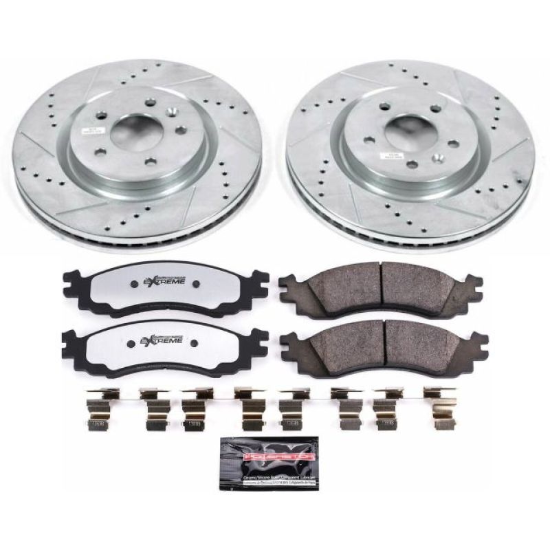 PowerStop Power Stop 11-12 Ford Taurus Front Z36 Truck & Tow Brake Kit
