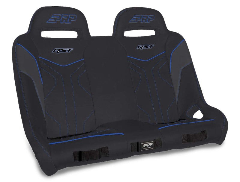 PRP Seats PRP Polaris RZR XP4 1000/XP4 Turbo/XP4 Turbo S RST Rear Suspension Bench- Black/Blue