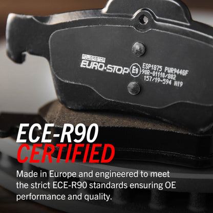 PowerStop Power Stop 05-11 Volvo V50 Euro-Stop ECE-R90 Front Brake Pads