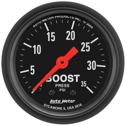 AutoMeter Diesel Gauge Kit A-Pillar W/Spkr Ram 98-02 Boost/Egt 35PSI/1600 Deg. F Z Series