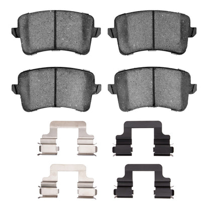 R1 Concepts R1 08-17 Audi Q5 (Mexico) Rear Performance Sport Pads & Hardware Kit