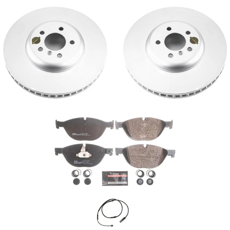 PowerStop Power Stop 10-15 BMW 550i GT Front Euro-Stop Brake Kit
