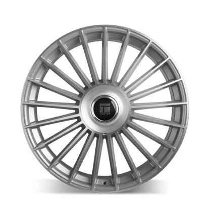 Touren 3610 TR10 22x9 / 6x135/139.7 BP / 20mm Offset / 87.1mm Hub Satin Silver Machined Wheel