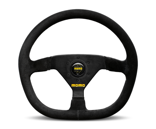 Momo MOD88 Steering Wheel 350 mm - Black Suede/Black Spokes