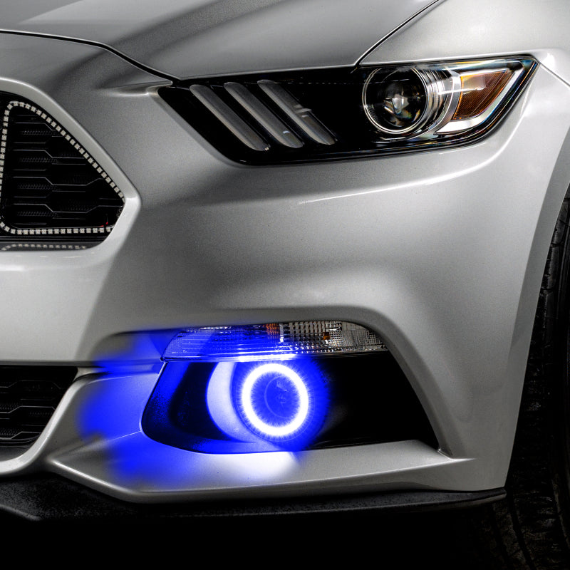 ORACLE Lighting Oracle 15-17 Ford Mustang Dynamic RGB+A Projector Surface Mount Fog Light Halo Kit -