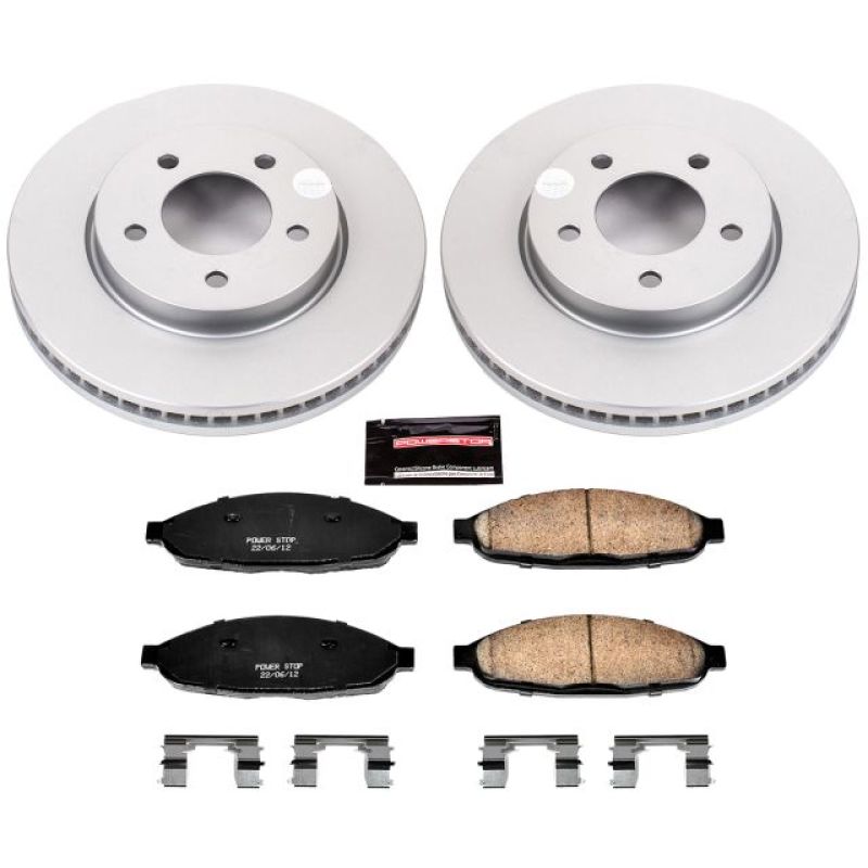 PowerStop Power Stop 04-08 Chrysler Pacifica Front Z17 Evolution Geomet Coated Brake Kit
