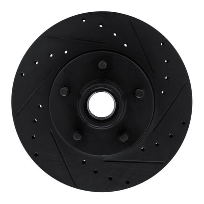 R1 Concepts R1 06-12 Ford Ranger (Mexico) Front Right Drilled & Slotted Black Brake Rotor