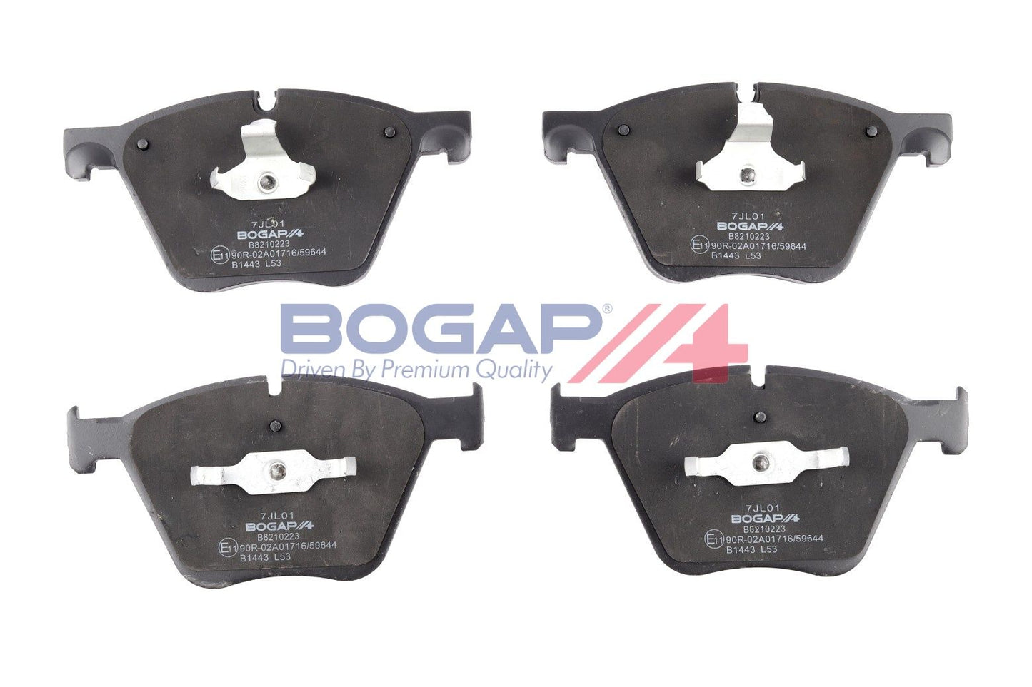 BOGAP B8210223 Brake Pad Set, Disc Brake