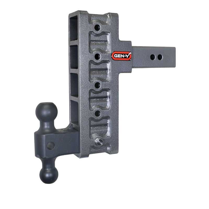 GEN-Y Hitch Gen-Y Mega Duty 2.5in Shank 9in Offset Drop 3K TW 21K Hitch w/GH-061 Dual-Ball