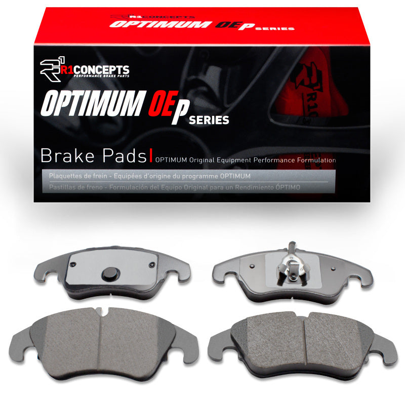 R1 Concepts R1 12-15 Audi A6 Quattro Front Optimum OE Brake Pads
